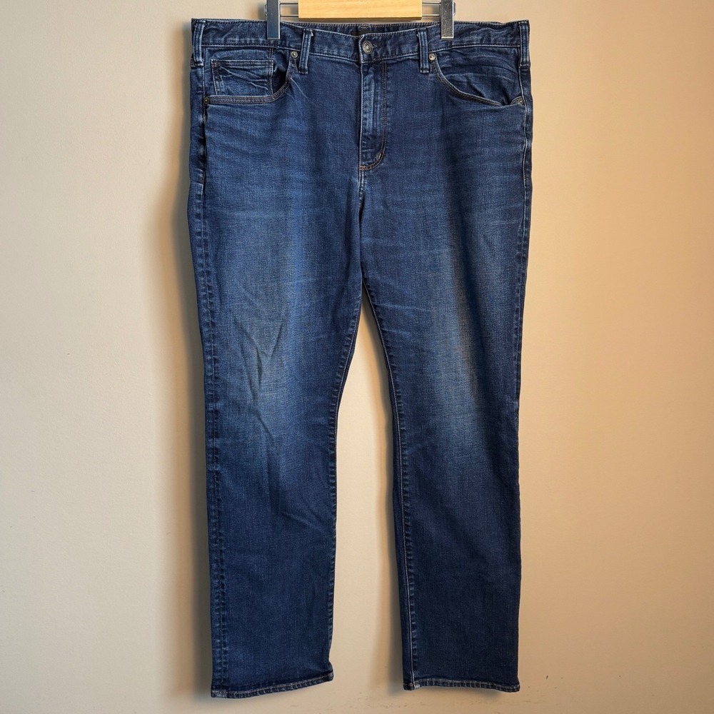 Silver Jeans Co Machray Straight Leg Denim Jeans Blue Mens 38x34 Stretch Classic